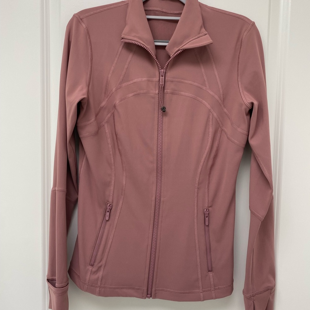 Lululemon Athletica Pink Utility Jacket with Standing Collar